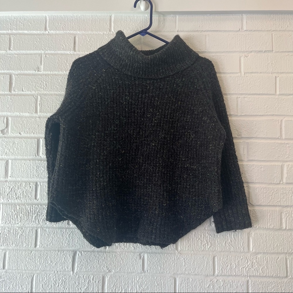 Free People Cropped Turtleneck sweater
